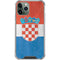 Croatia Flag Distressed iPhone 12 Pro Clear Case